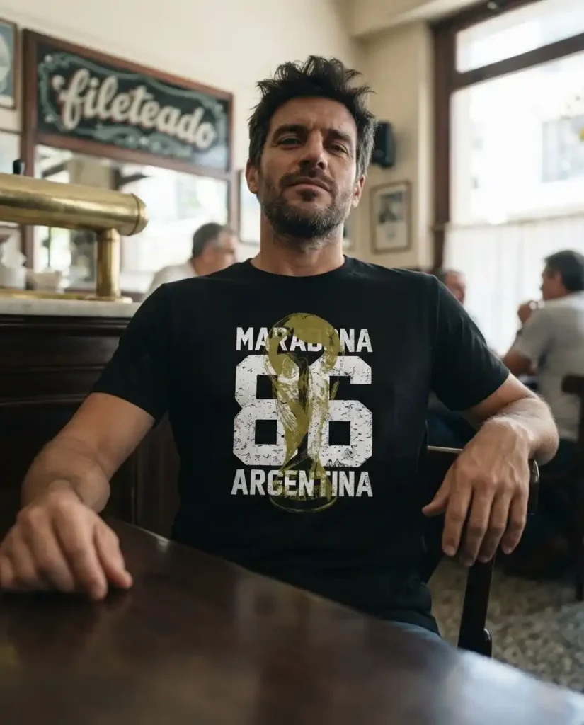 Remera Diego Maradona Argentina 1986